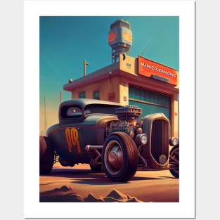 Hot Rod #8 Posters and Art